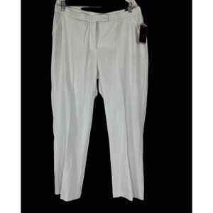 Investments Women's Super White Slim Fx Dress Pants